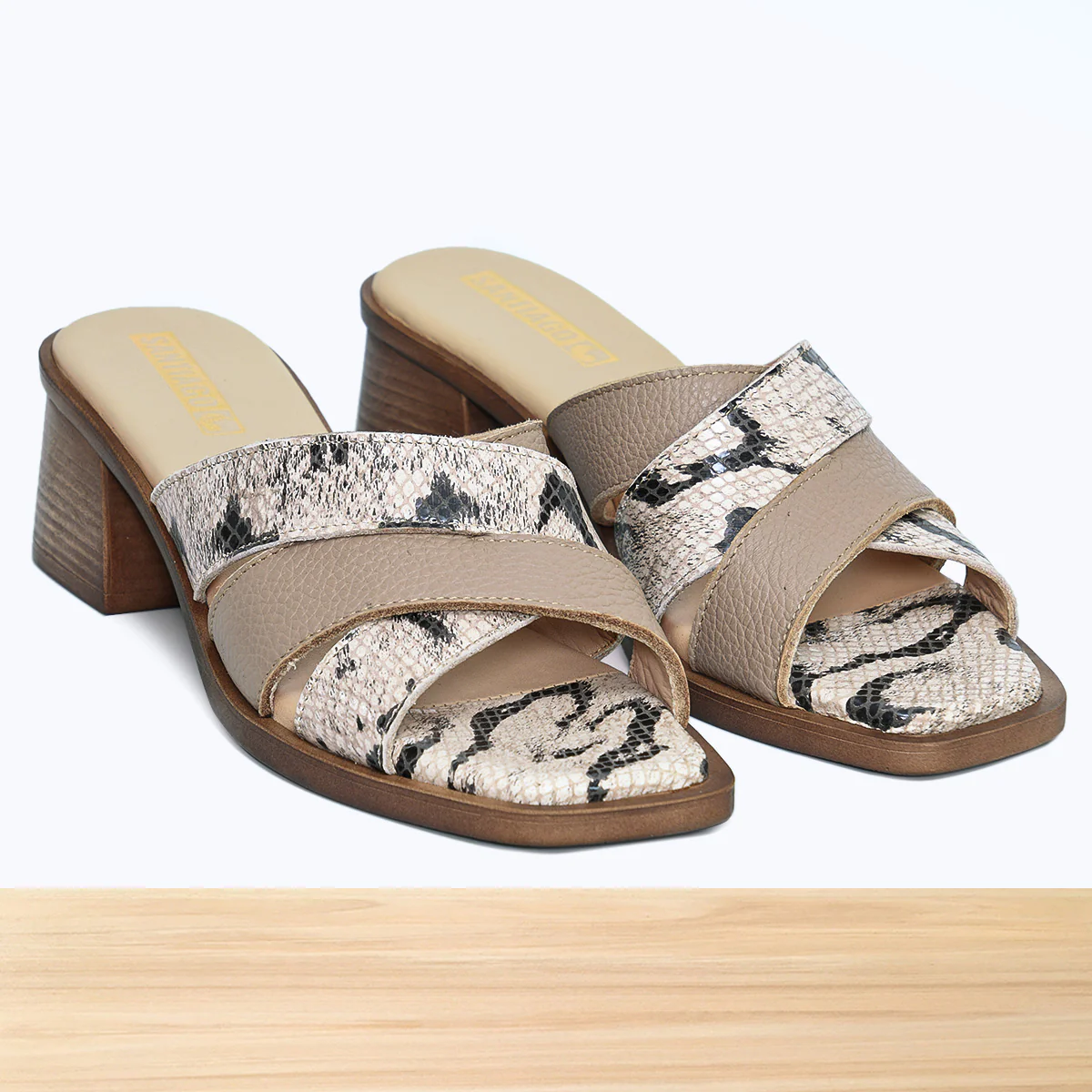 002F Mirelle Cuir Beige - Image 2