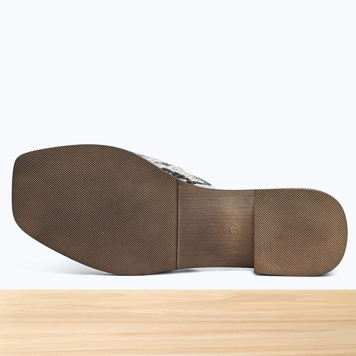 005F Emora Cuir Beige Noir ST - Image 4