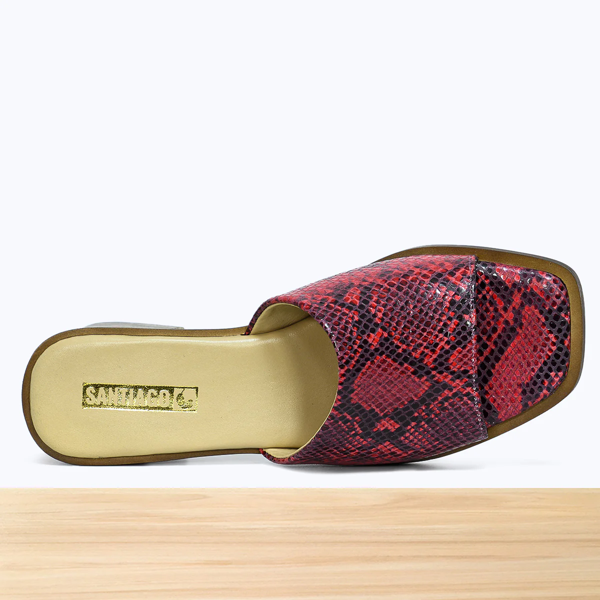 005F Emora Cuir Rouge Serpent - Image 4