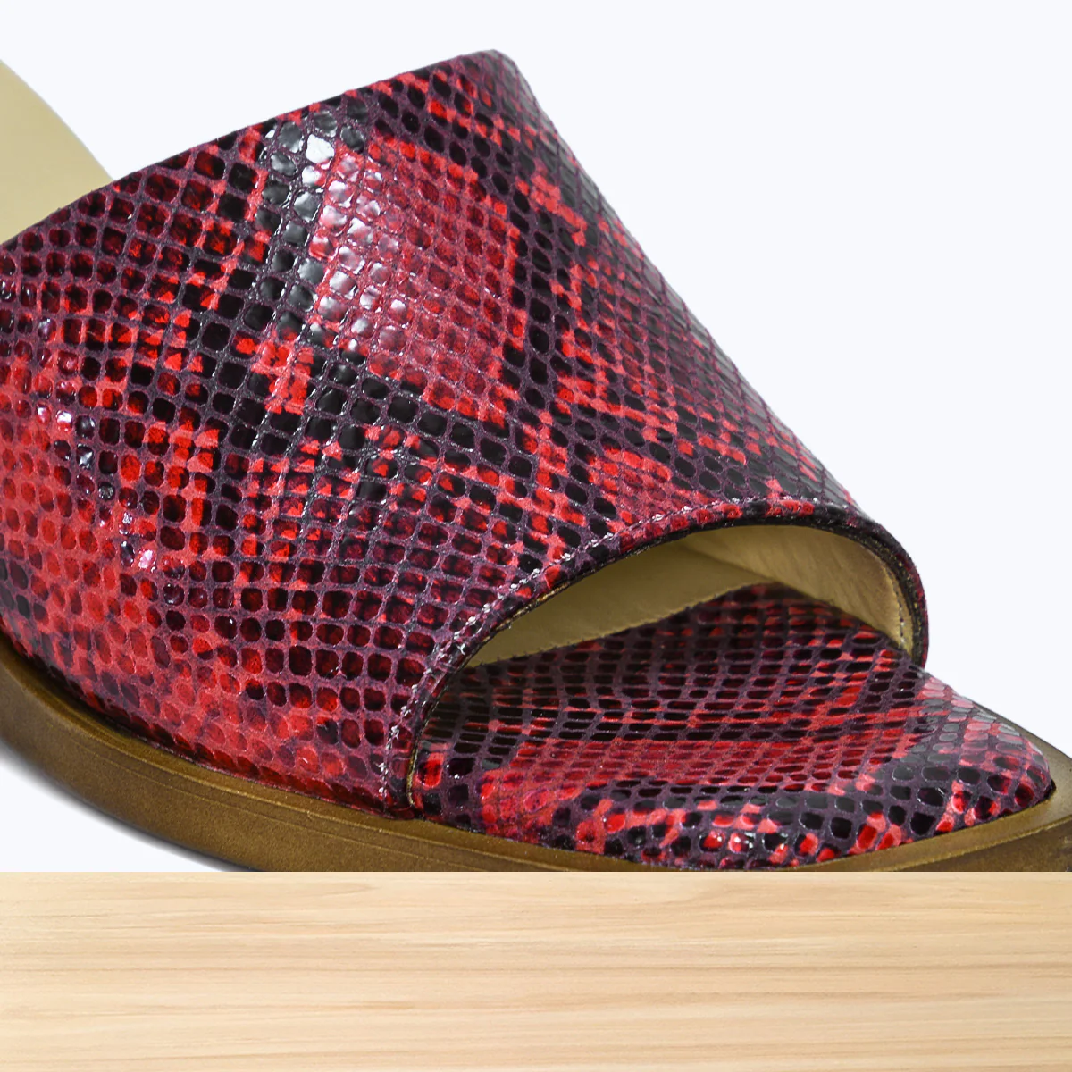005F Emora Cuir Rouge Serpent - Image 5