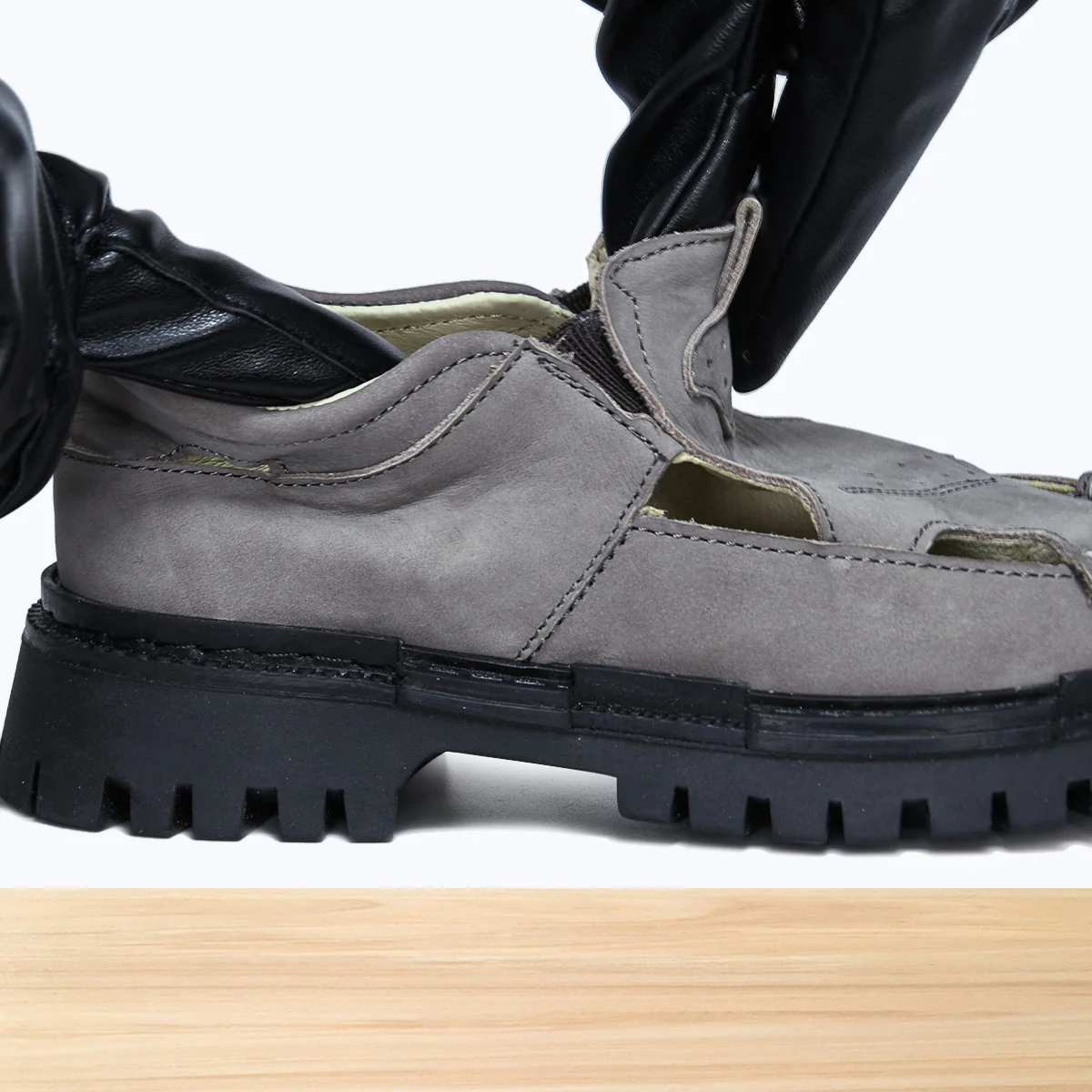 010E Ylane Cuir Gris - Image 5