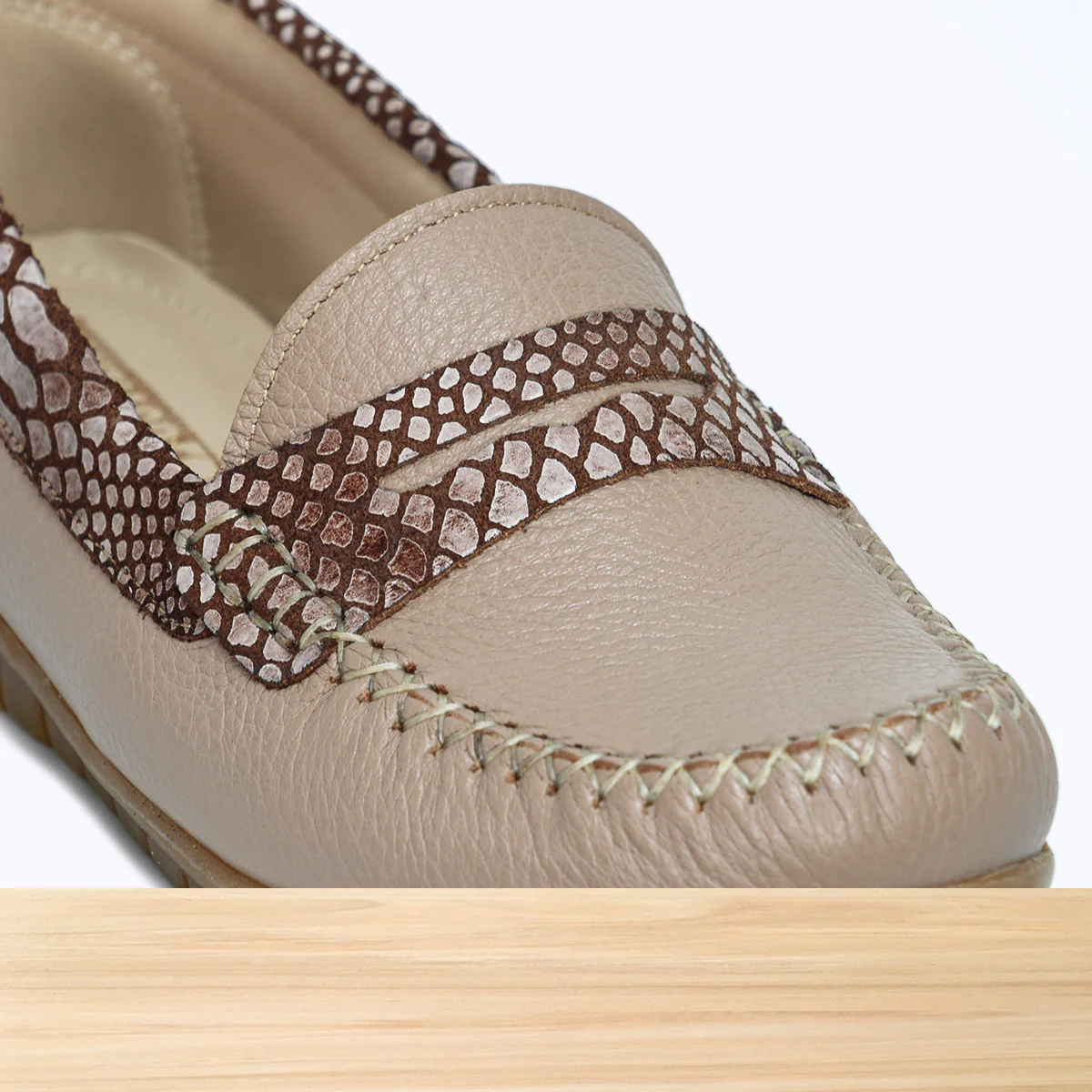 011F Melista Cuir Beige Rose - Image 4
