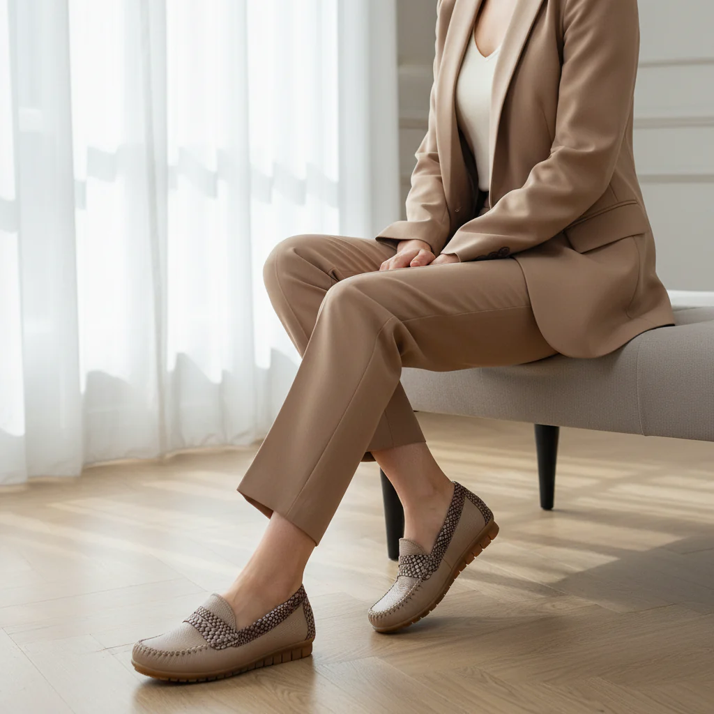 011F Melista Cuir Beige Rose - Image 7