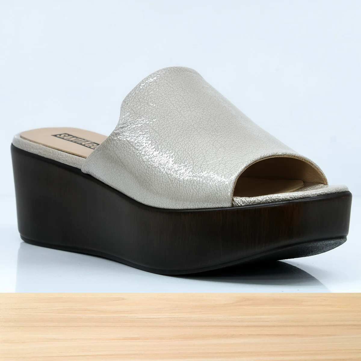 069F Avital en Cuir Cream - Image 2
