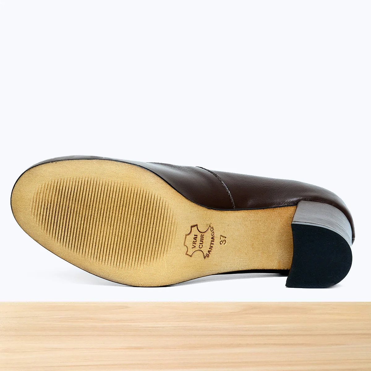 071F Diyaa Cuir Marron - Image 6