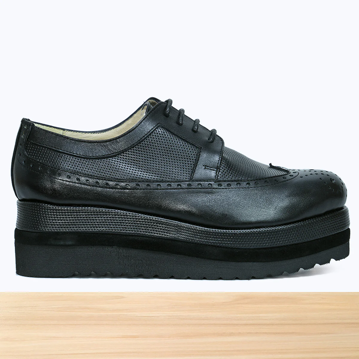 096F Zela Cuir Noir