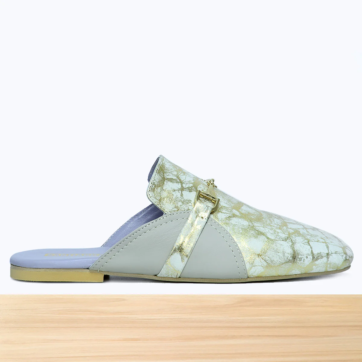 1000F Rawaq Cuir Blanc Doré