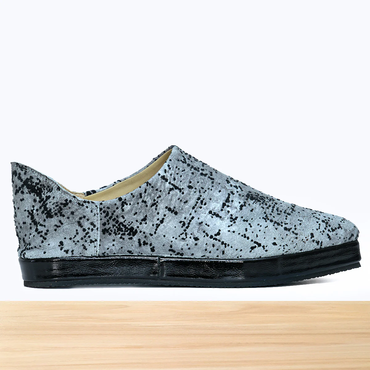 1001F Wifaq Cuir Gris Noir - Image 3