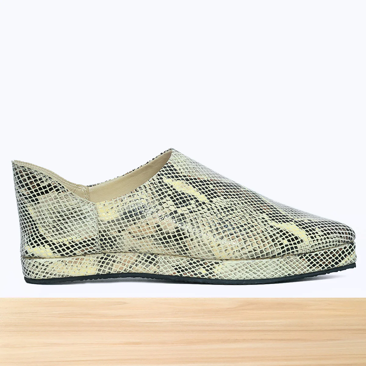1001F Wifaq Cuir Serpent Beige - Image 3