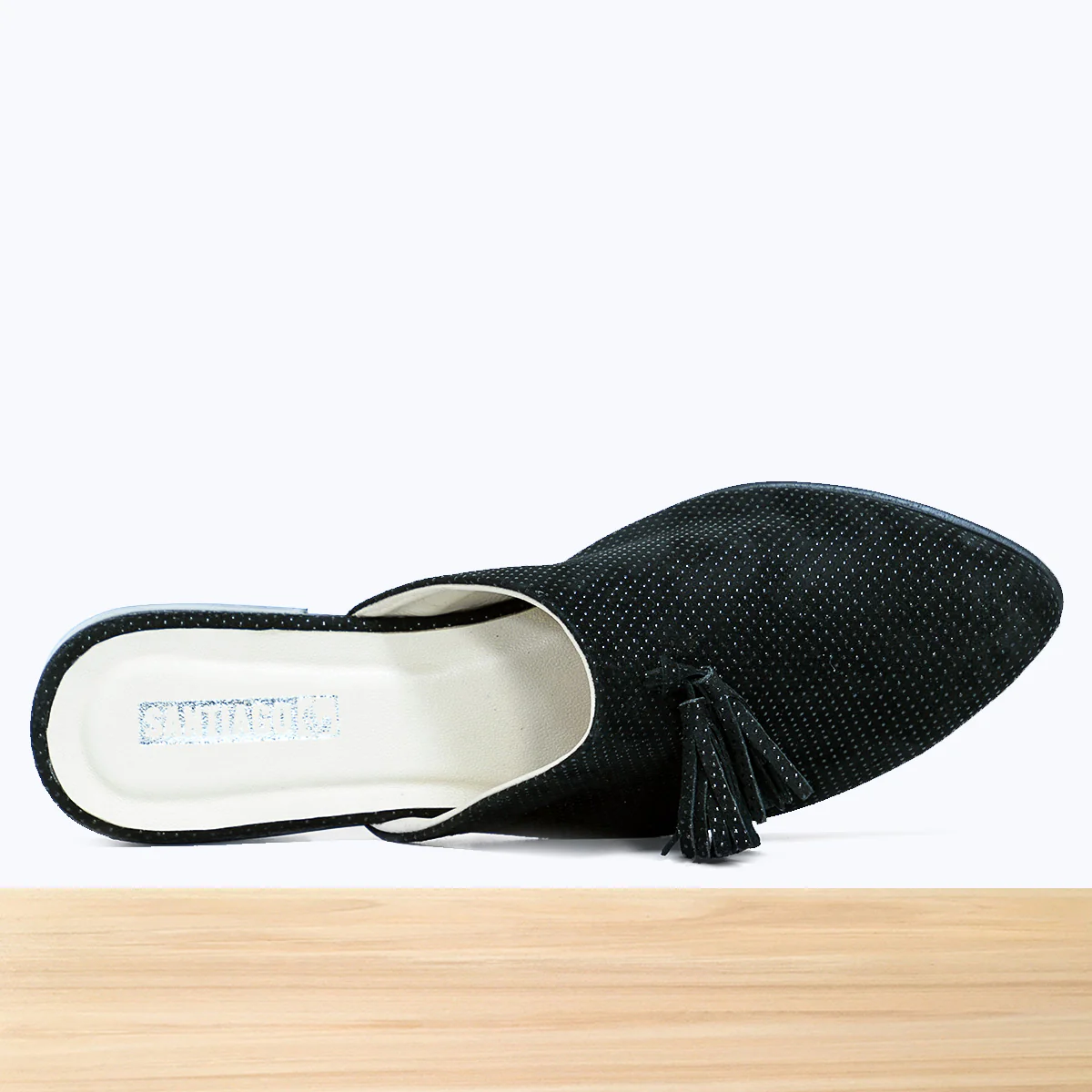 100F Lamis Cuir Noir Brillant - Image 5