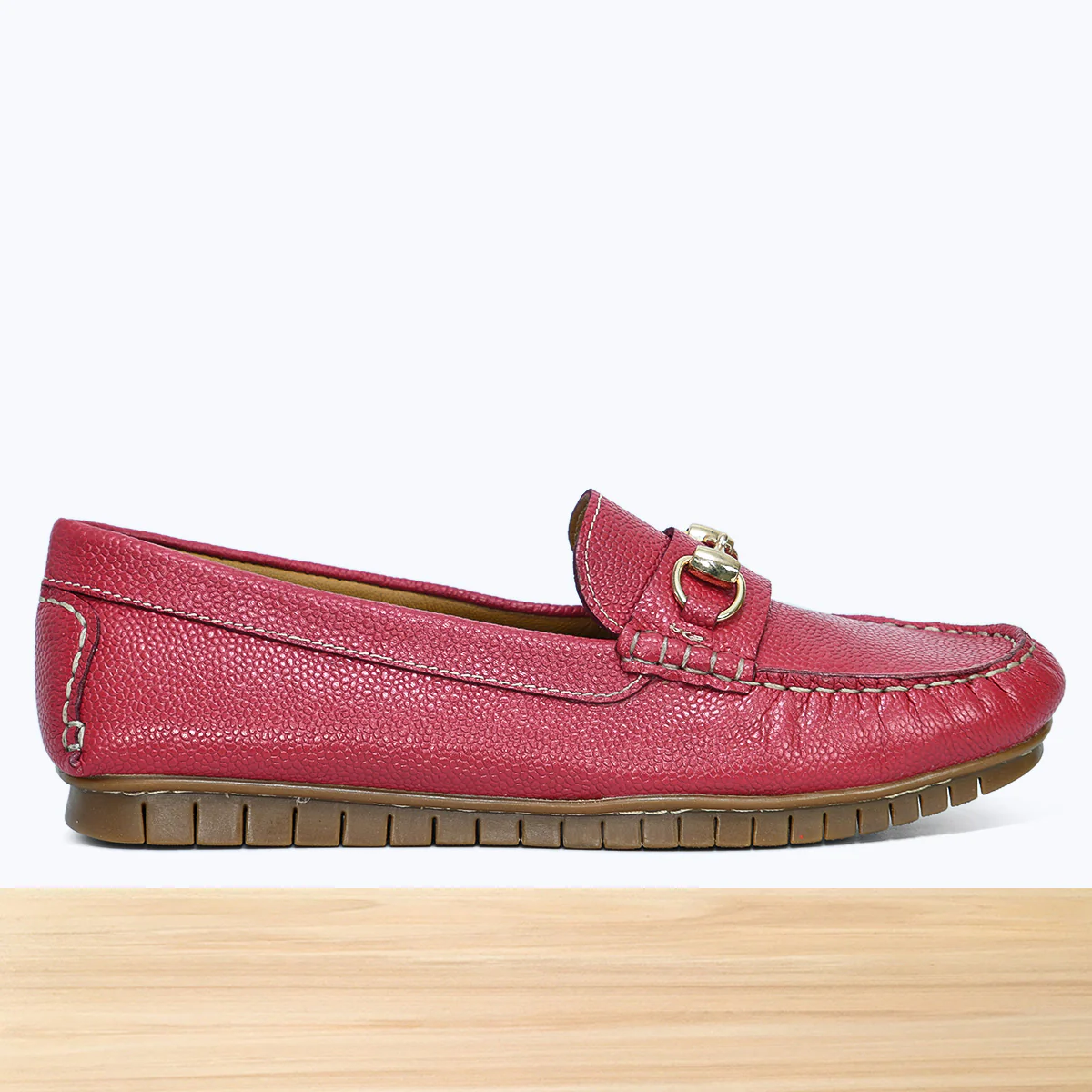 104F Orlise Cuir Rouge