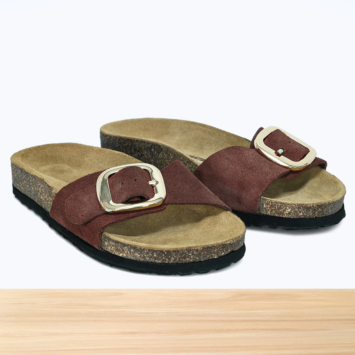 107F Goldina Cuir Rouge Brique - Image 3
