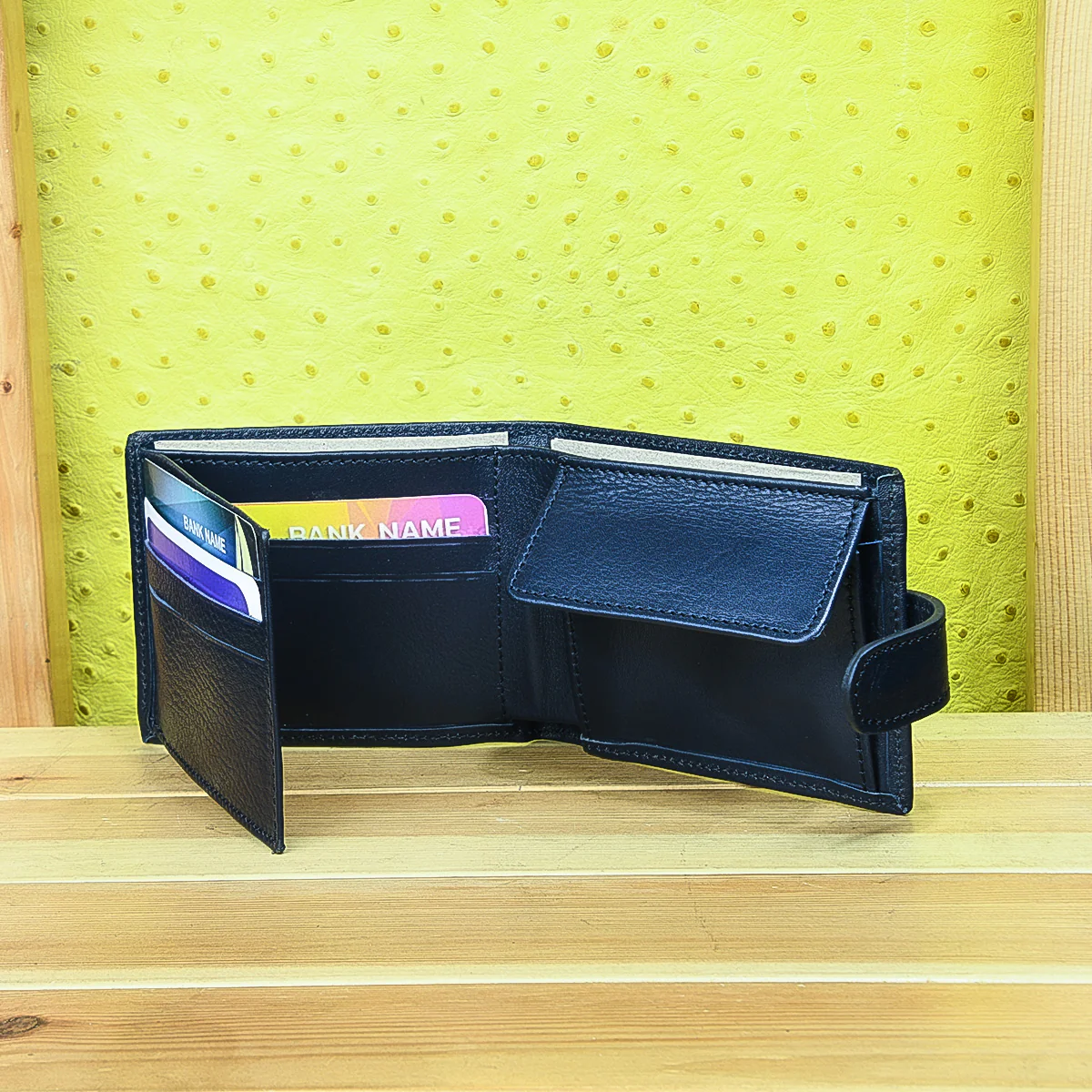 122 Calvo en Cuir Bleu - Image 3