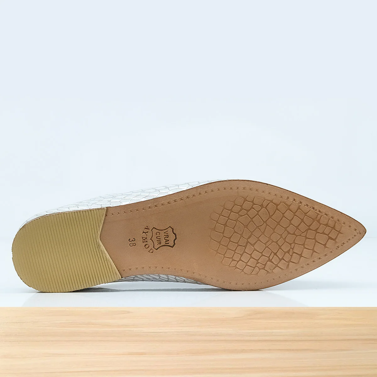201F Belgha Cuir Argenté - Image 4