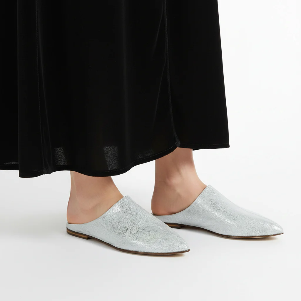 201F Belgha Cuir Blanc - Image 2