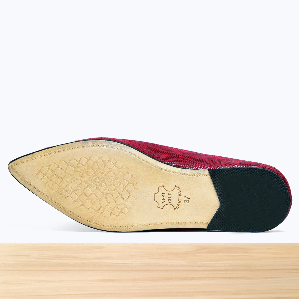 201F Belgha Cuir Rouge - Image 6