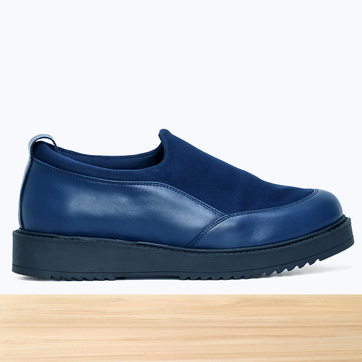 308F Mero Cuir Bleu Marine