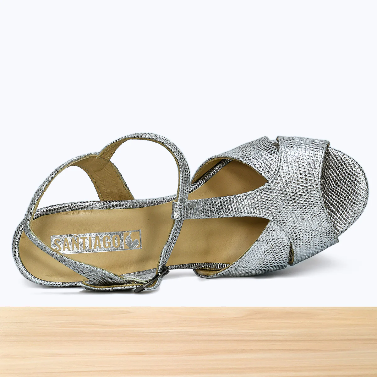 3398F Rélina Cuir Argenté - Image 5
