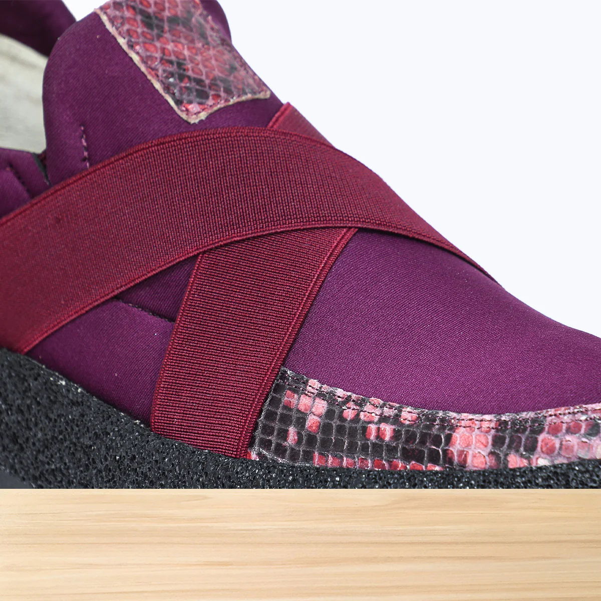 3419F Velora Cuir Violet Bordeaux - Image 3