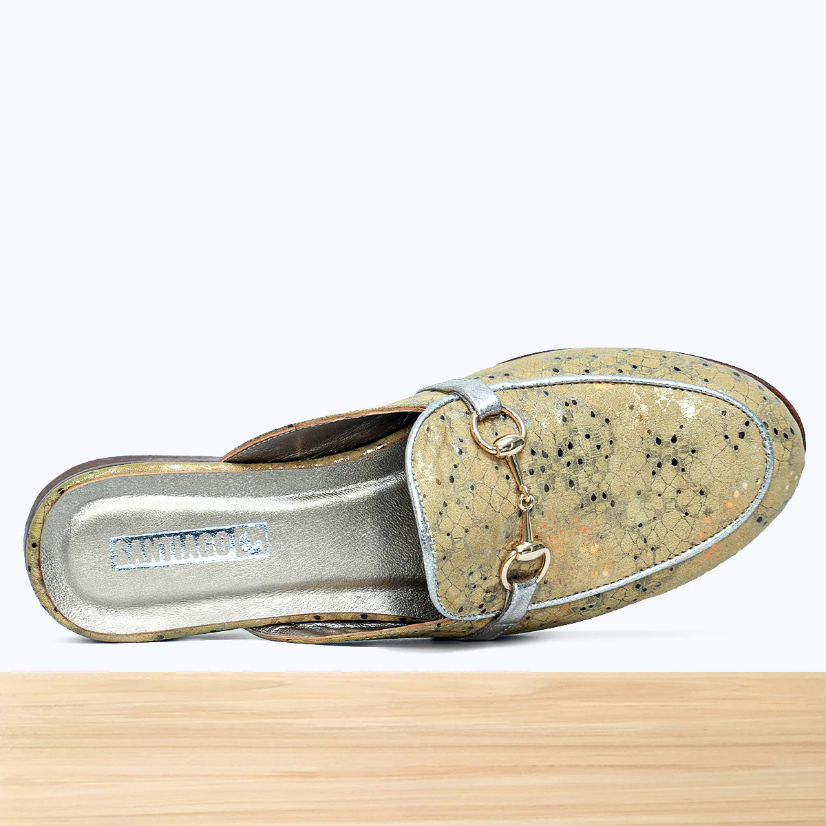 357F Tolna Cuir Beige Brillant - Image 5