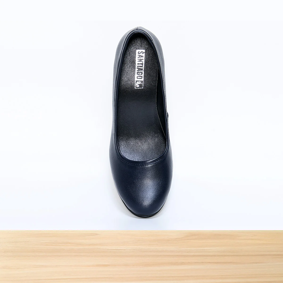 372fF Nomar Cuir bleu marine - Image 3