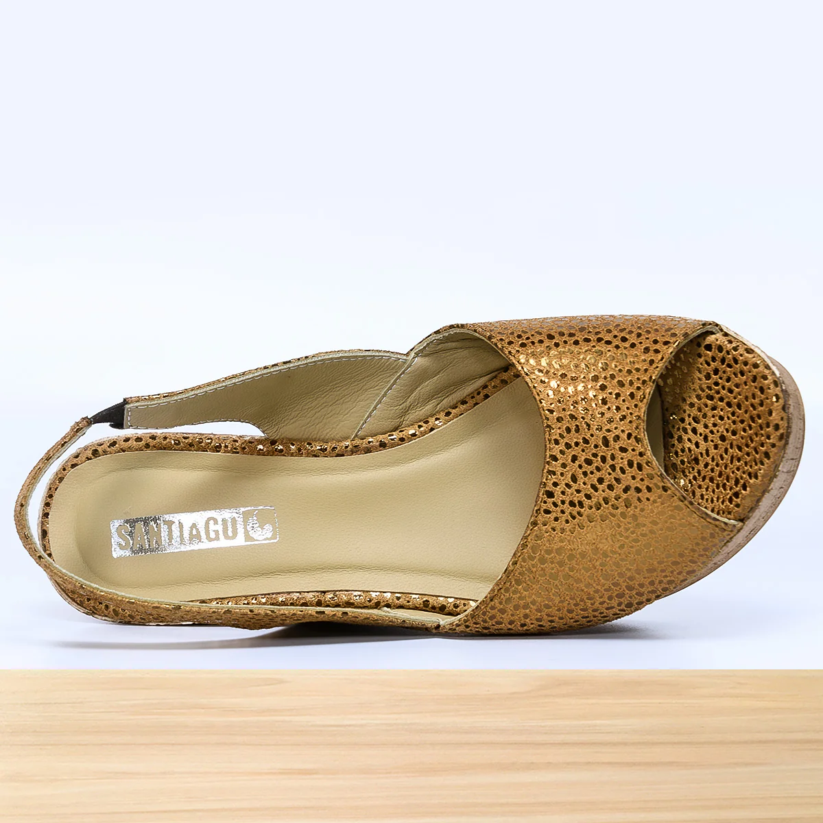 379F Elaya Cuir Camel Doré - Image 3