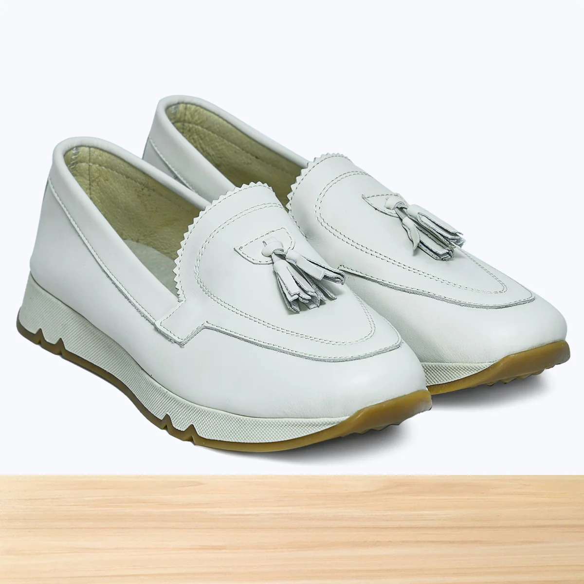 420F Madera Cuir Blanc Cassé - Image 3