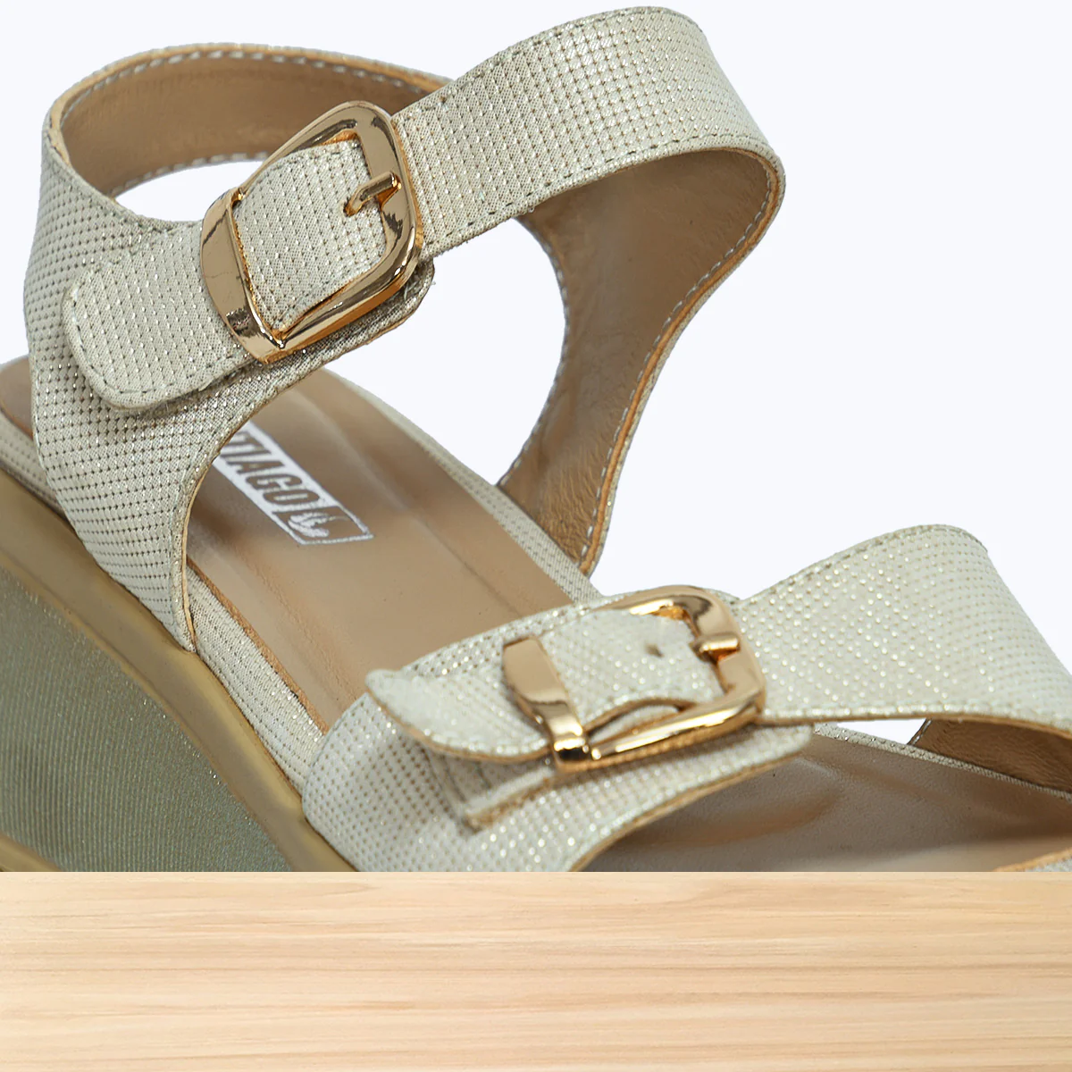 438F Tina Cuir Doré NV - Image 3