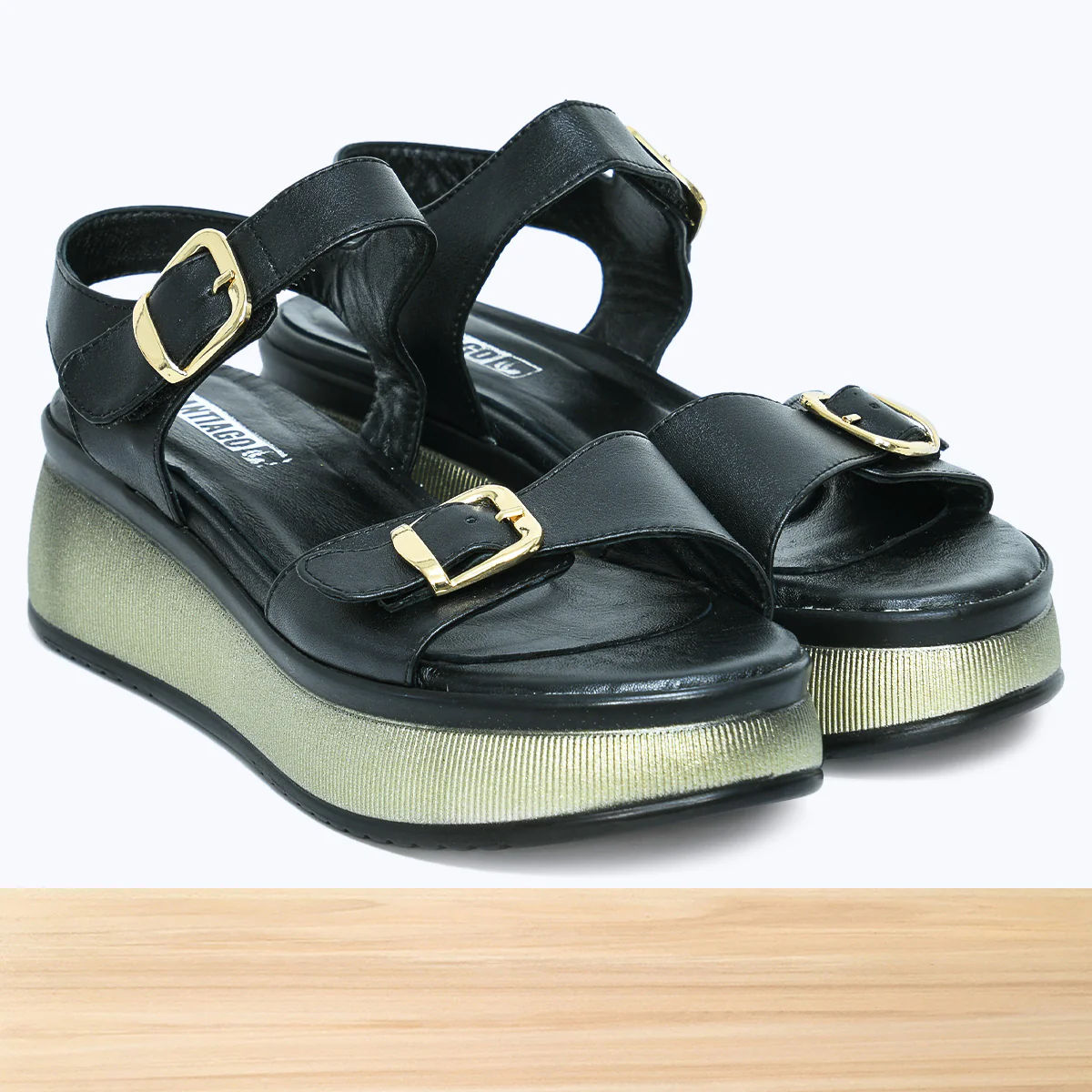 438F Tina Cuir Noir Mat - Image 3