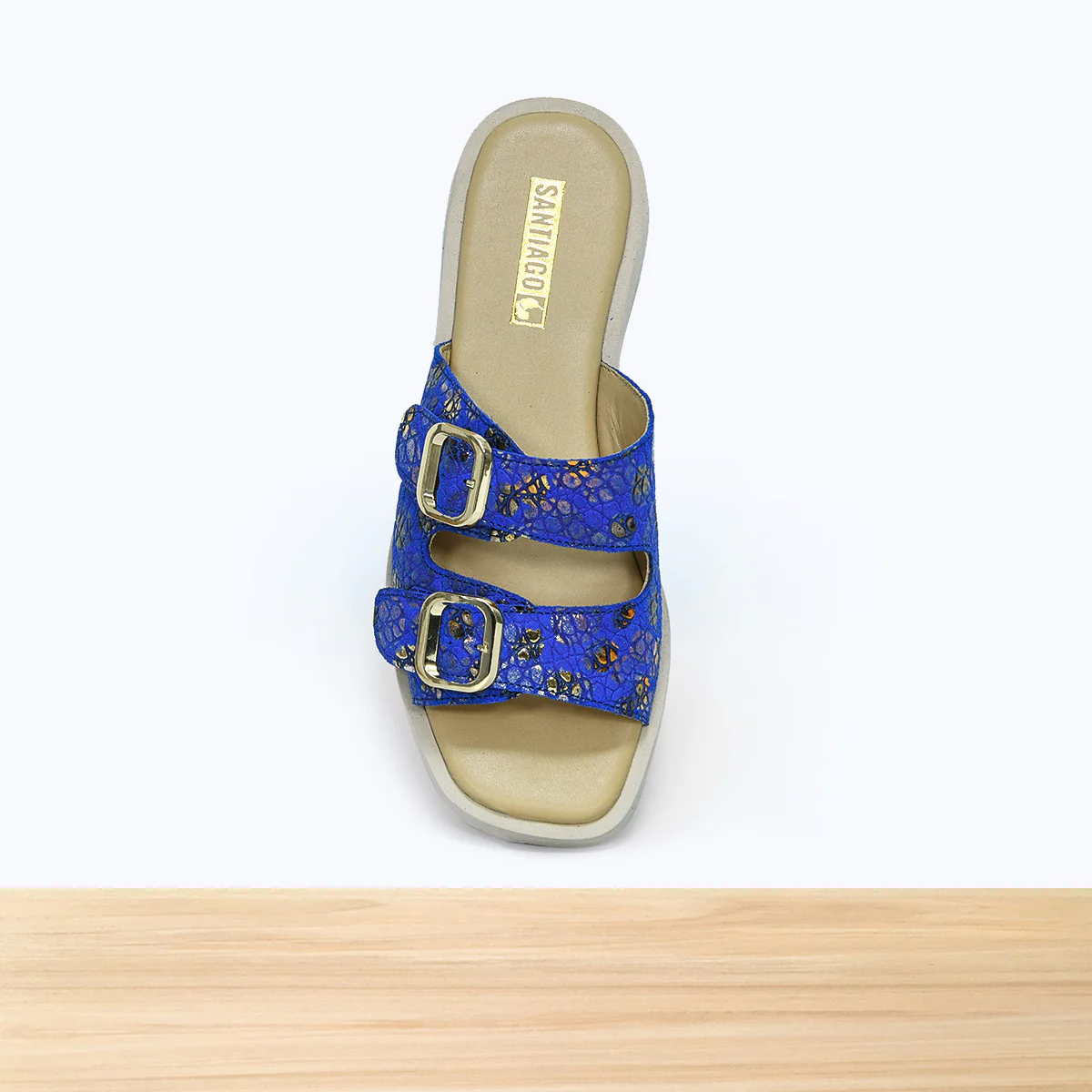 460F Charm Cuir Bleu D - Image 5