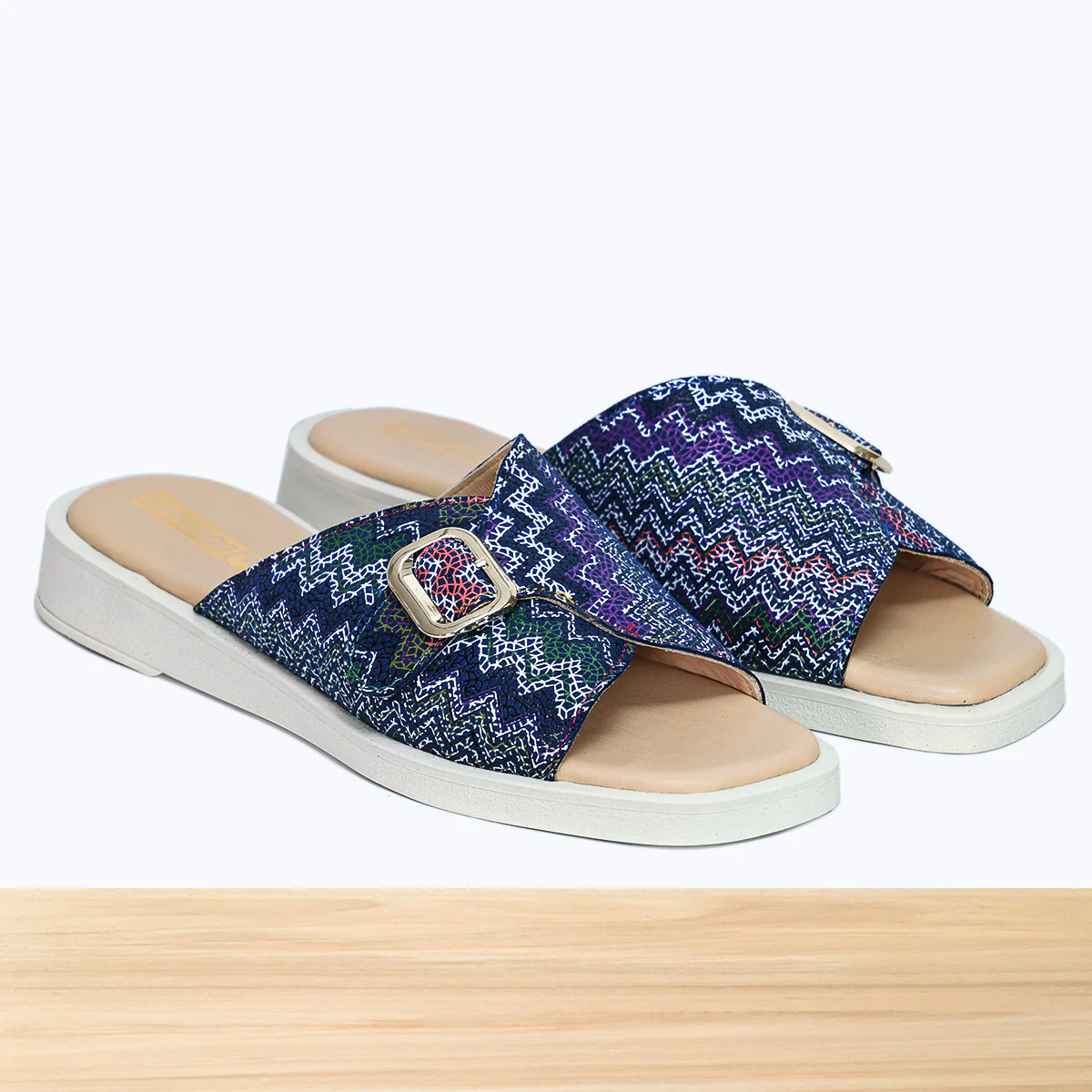 461F Gloria Cuir Bleu Multicolore - Image 2
