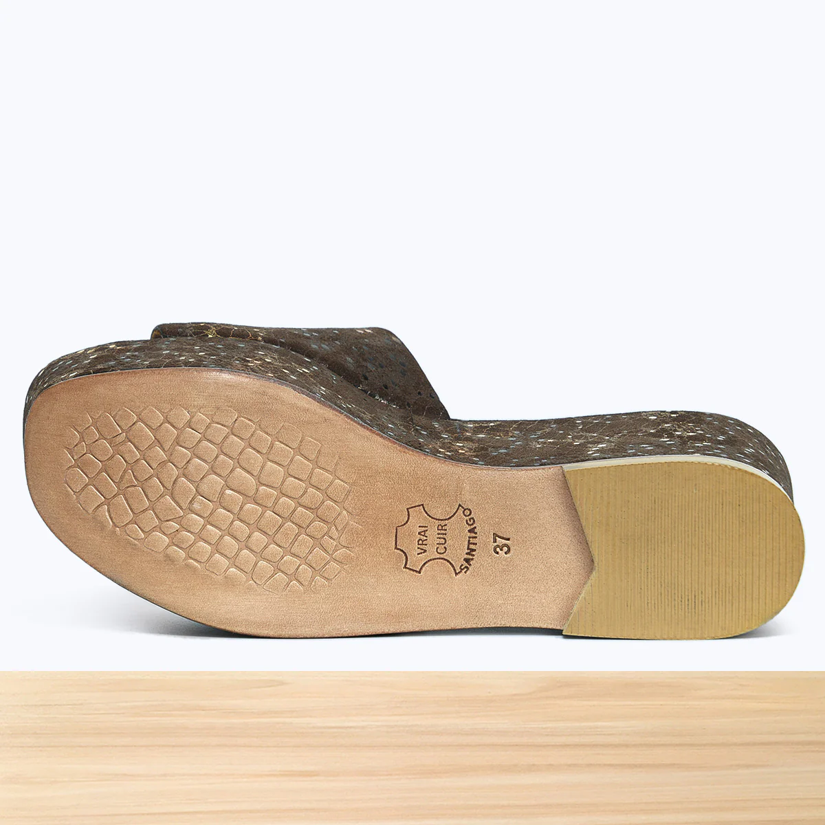 463F Cirella Cuir Marron Brillant - Image 5