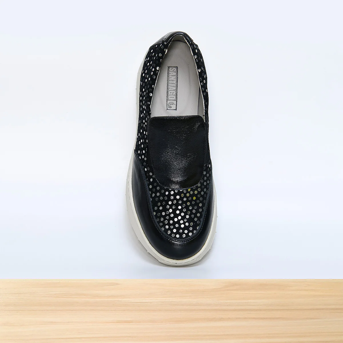 476F Zaria Cuir Noir Brillante - Image 4