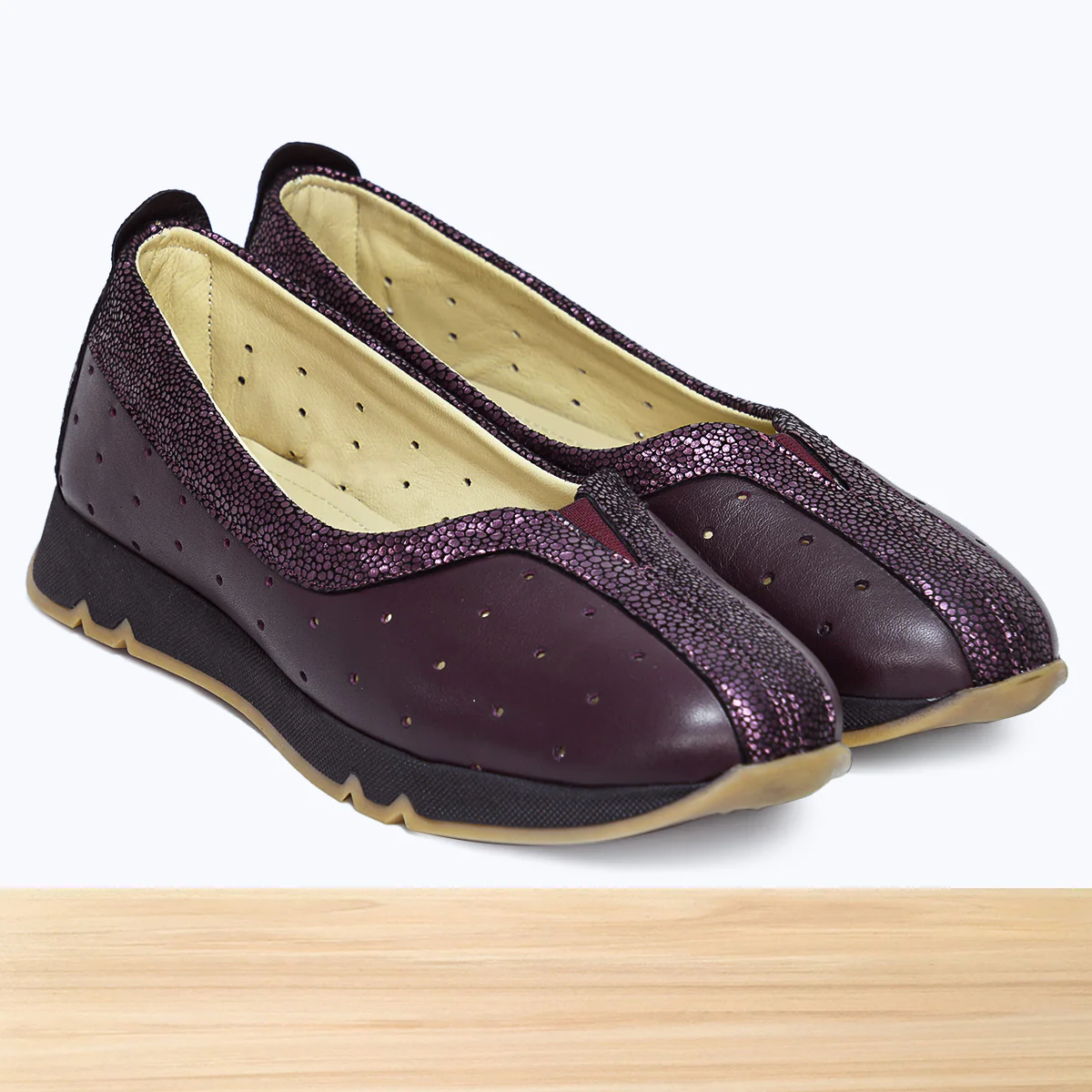 494F Korin Cuir Bordeaux - Image 3