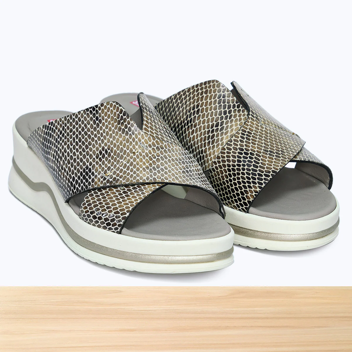 521F Falina Cuir Beige - Image 3