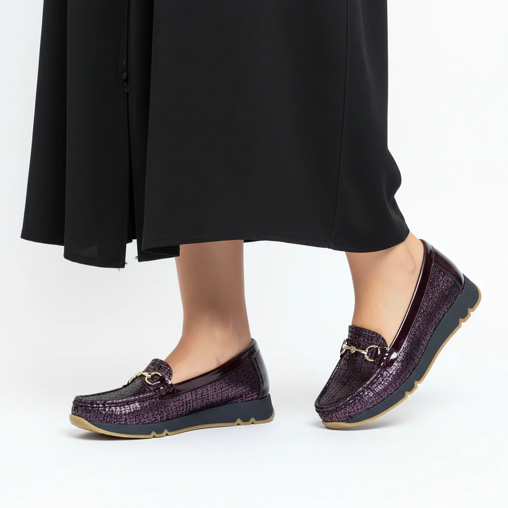 542F Moksa Cuir Bordeaux - Image 2