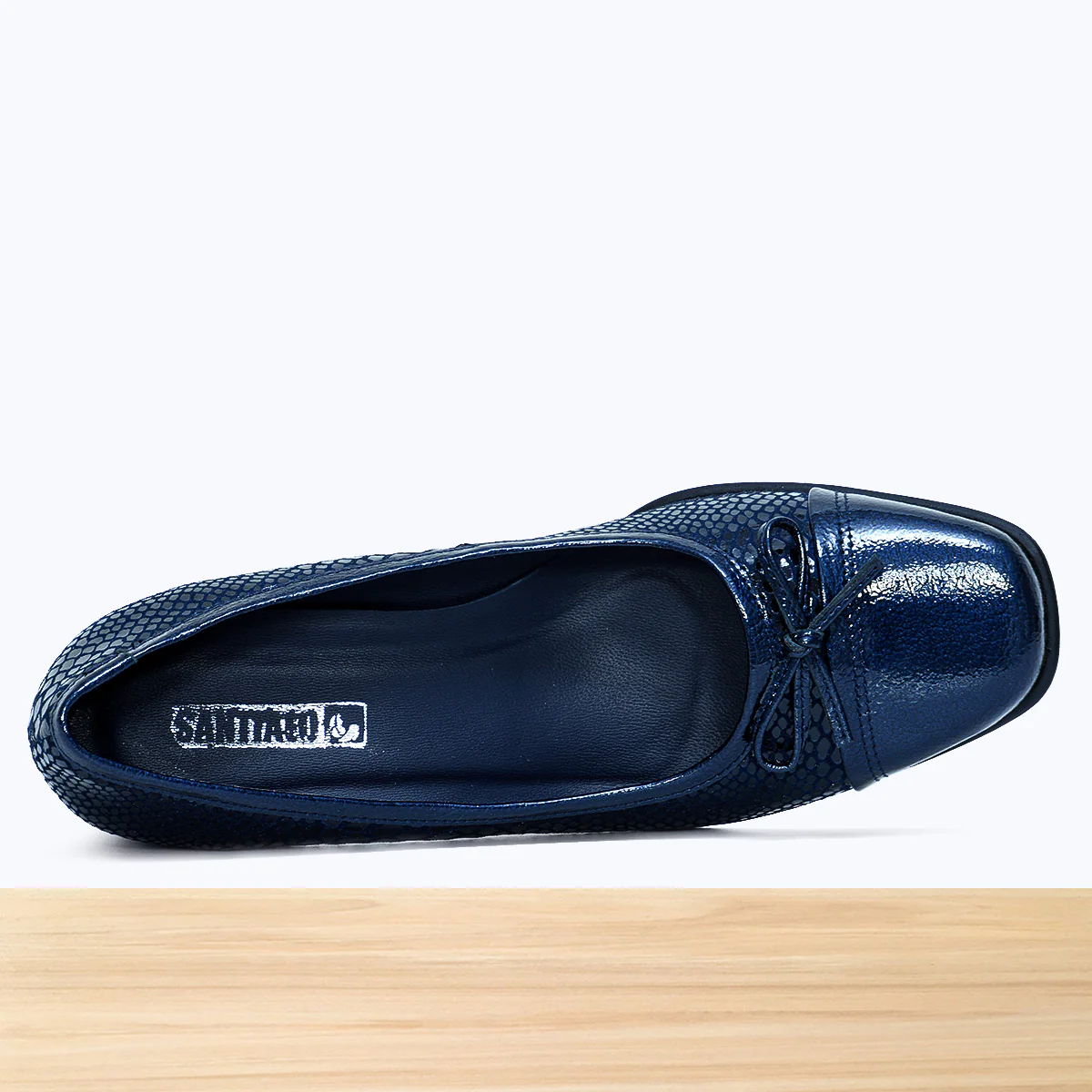 570F Nawar Cuir Bleu Marine - Image 5