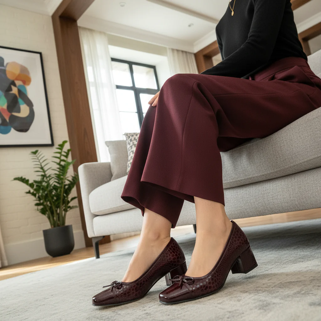 570F Nawar Cuir Bordeaux - Image 7