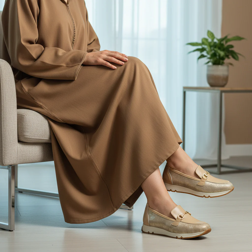 611F Pelta Cuir Beige Foncé - Image 2