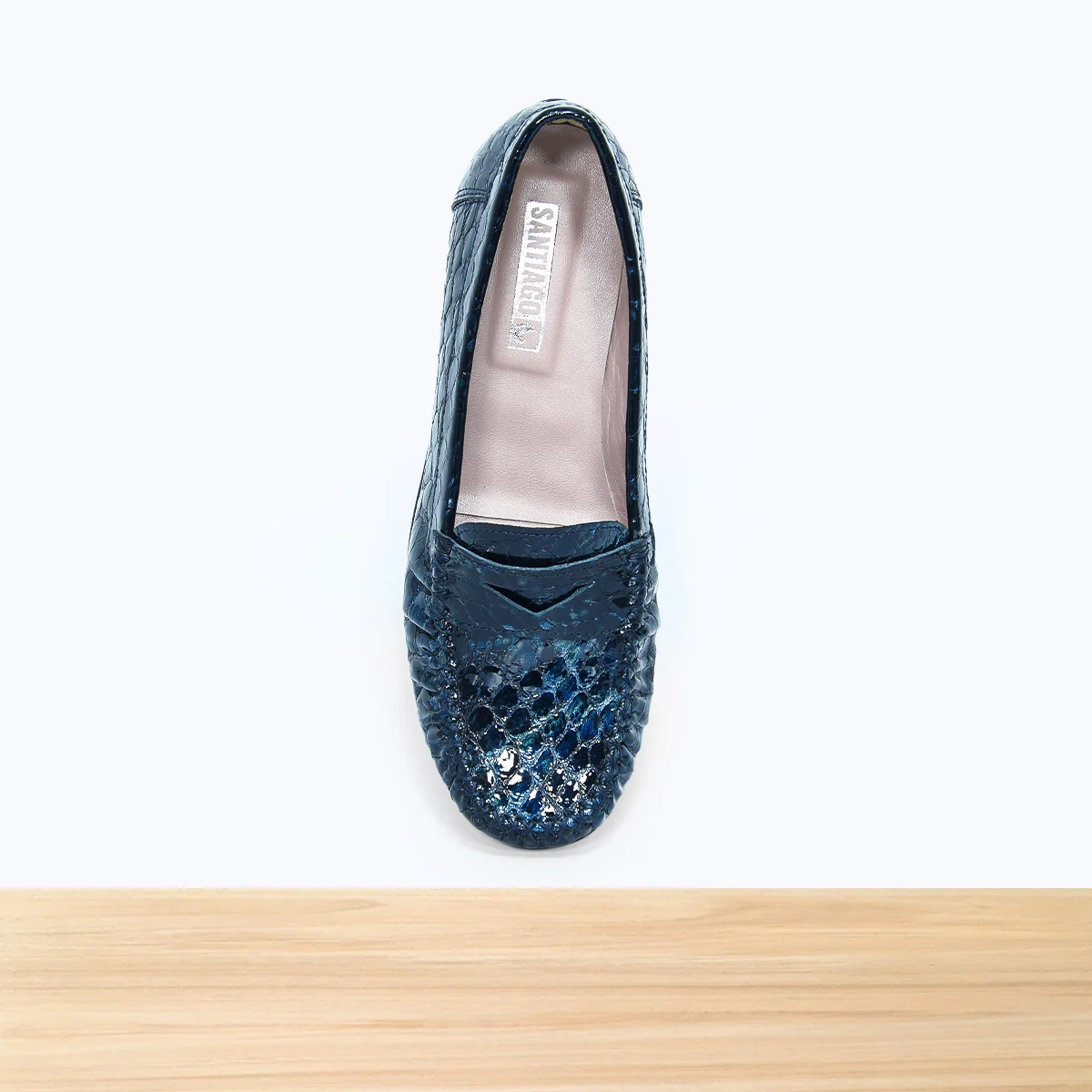 626F Padsy Cuir Bleu Marine - Image 5