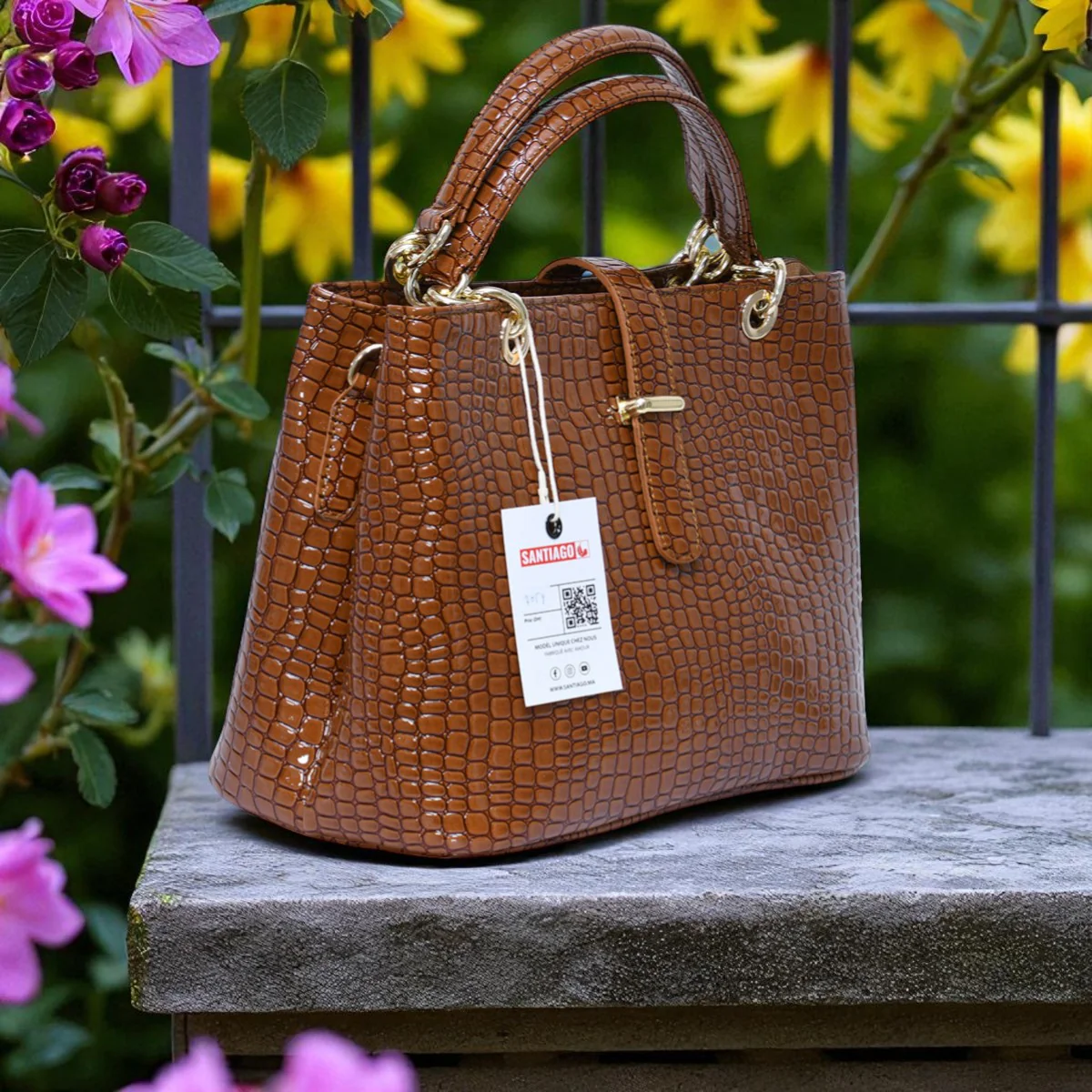7054sc Selea Camel-Croco-F - Image 3