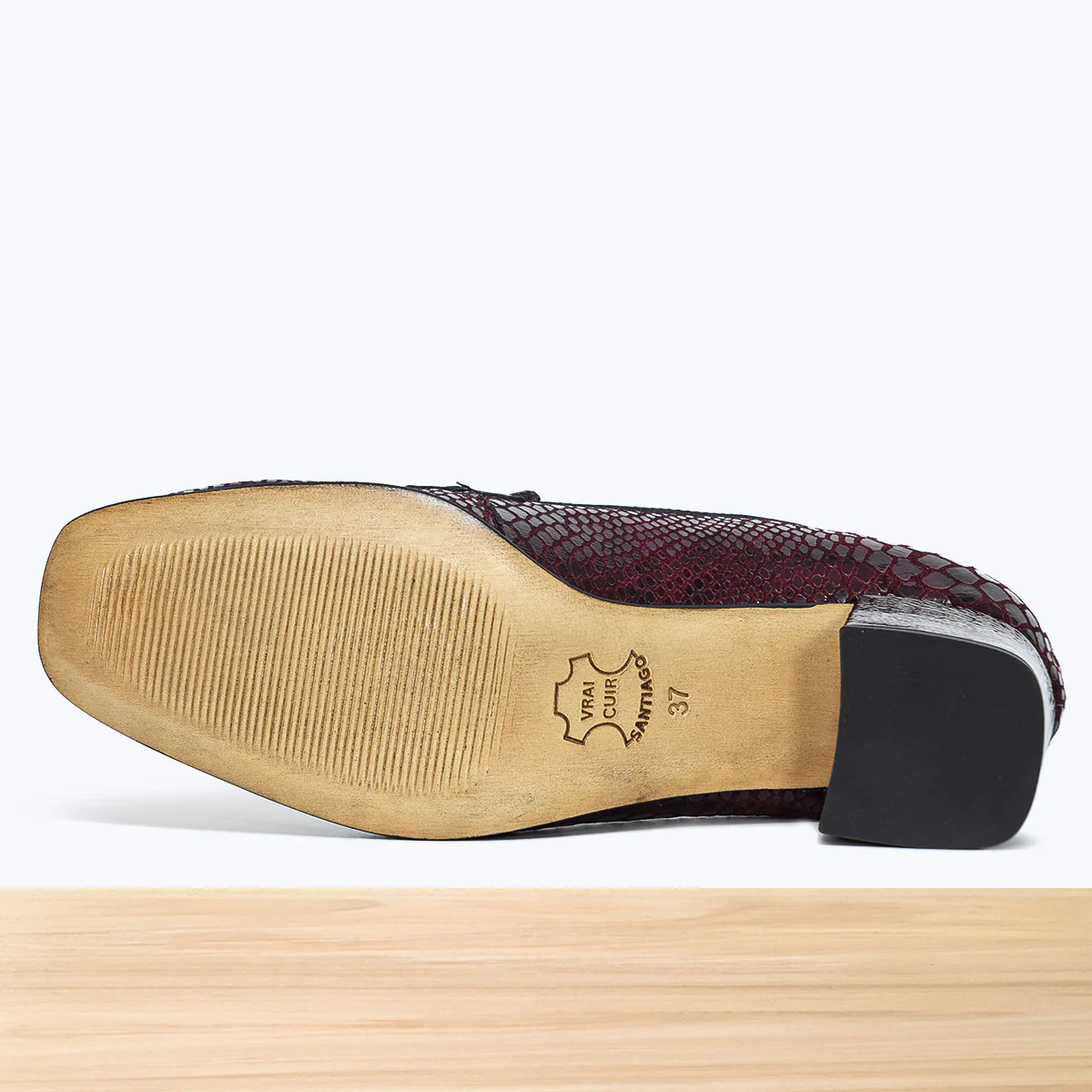 719F Elabia Cuir Bordeaux NV - Image 6