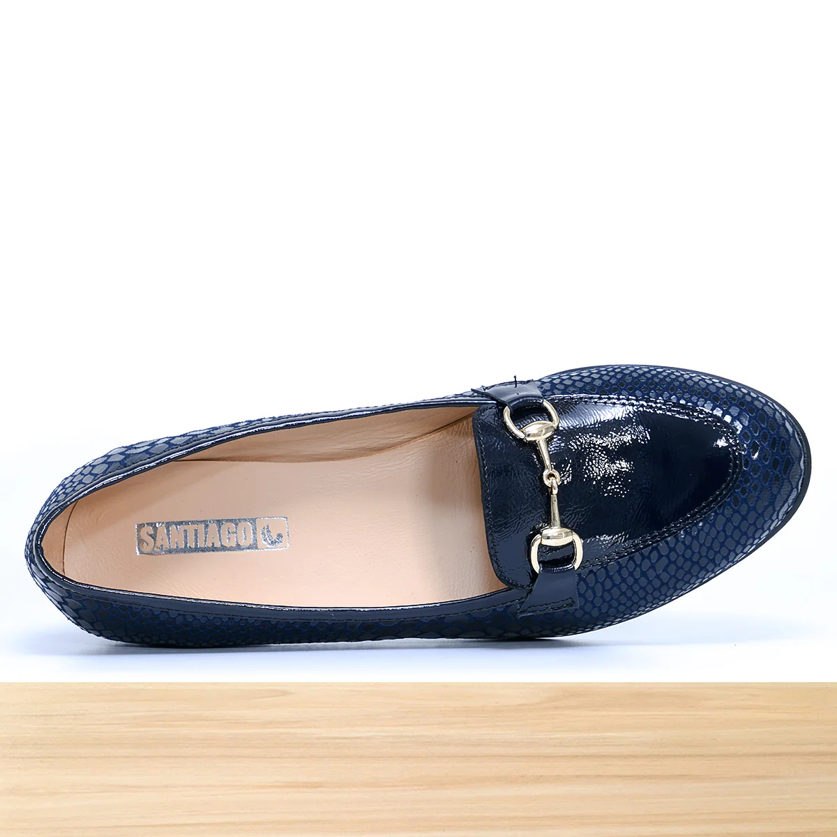 738F Senflo Cuir Bleu - Image 4