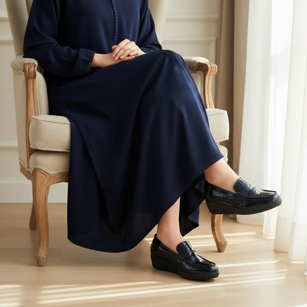 759F Glitsy Cuir Bleu Nuit - Image 2