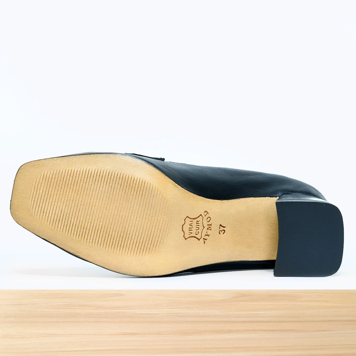 797F Elabia Cuir Noir Verni - Image 5