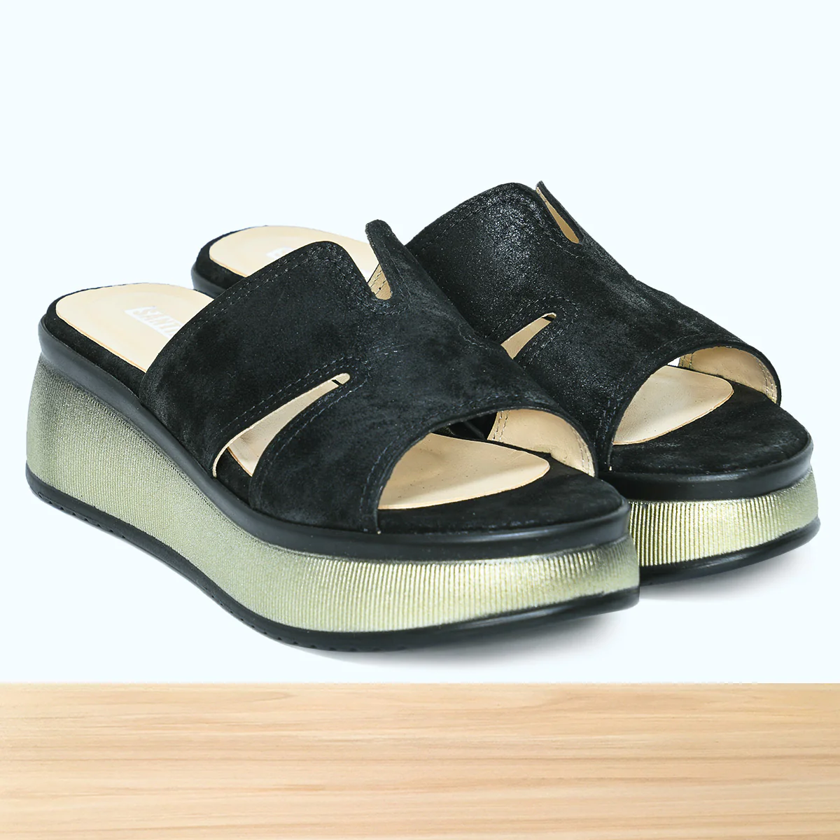 821F Vamo Cuir Noir Métallisé - Image 2