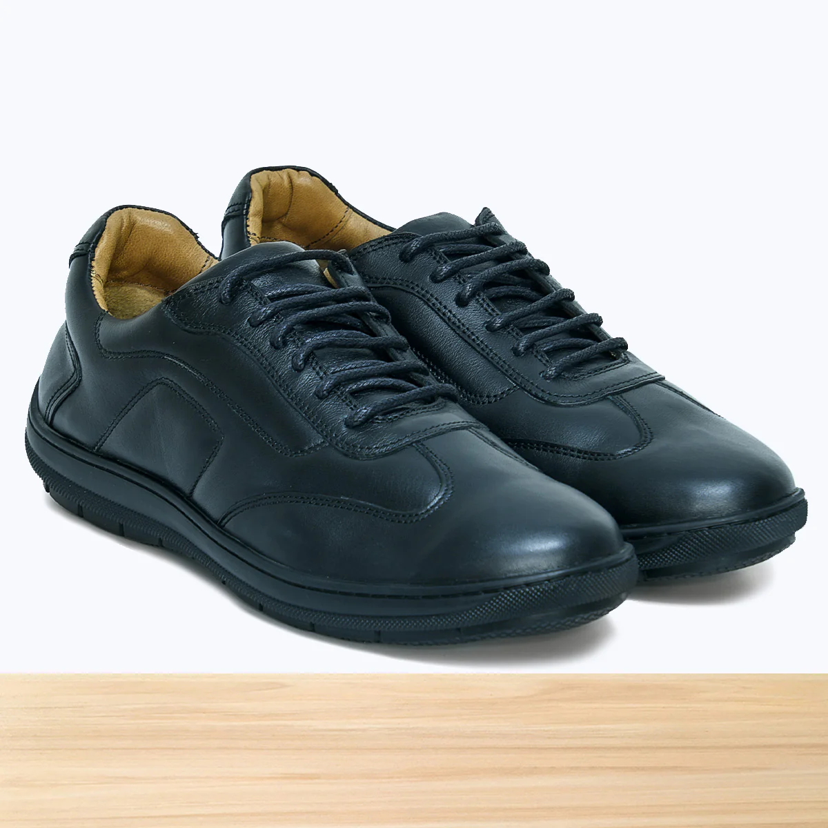 896 Vizo Noir à lacets - Image 4