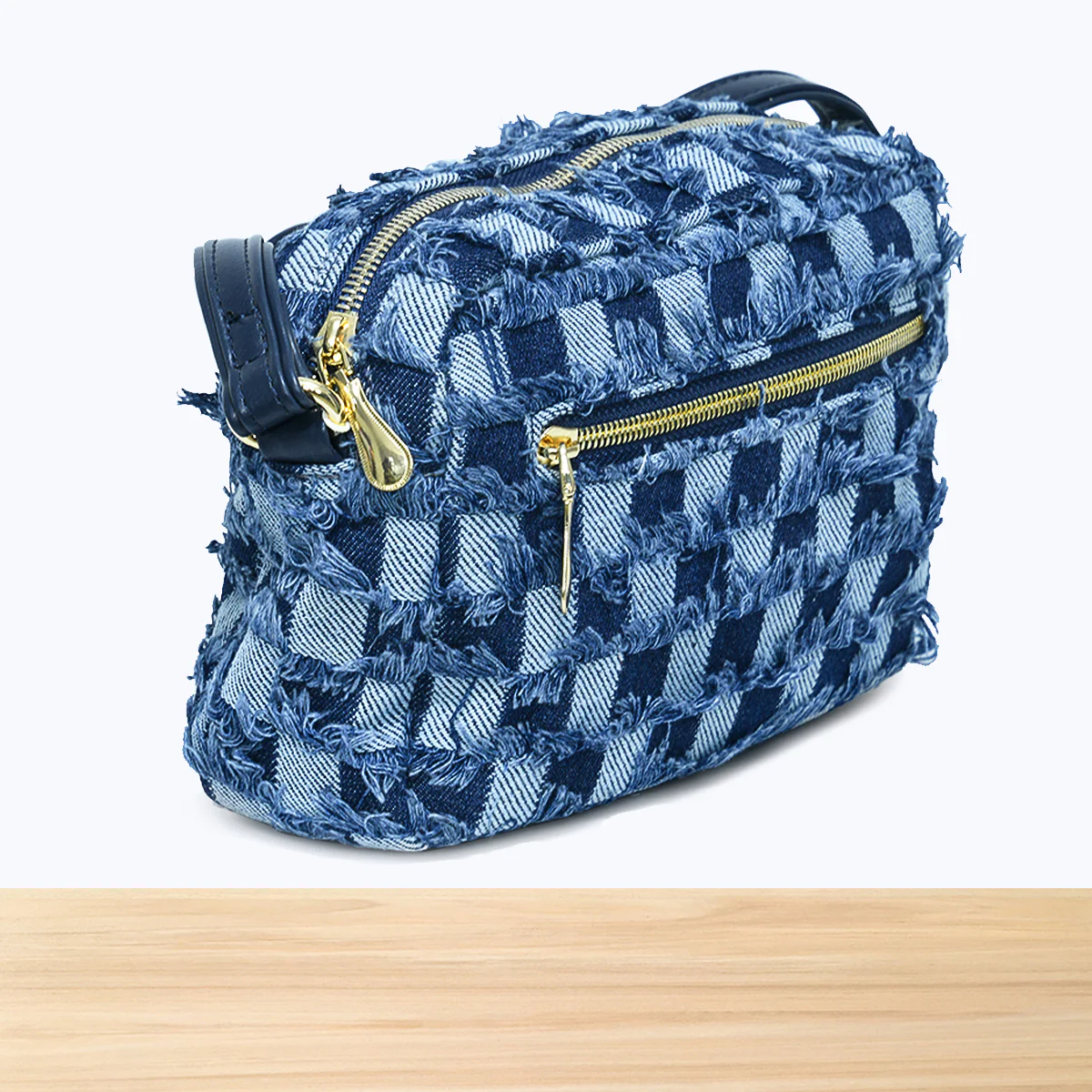 9184SC Bellora Damier Bleu - Image 3