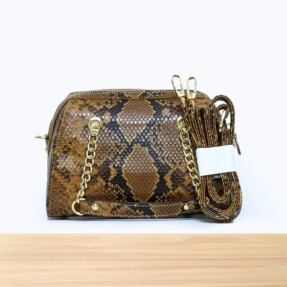 9195sc Cima Cuir Camel serpent - Image 4
