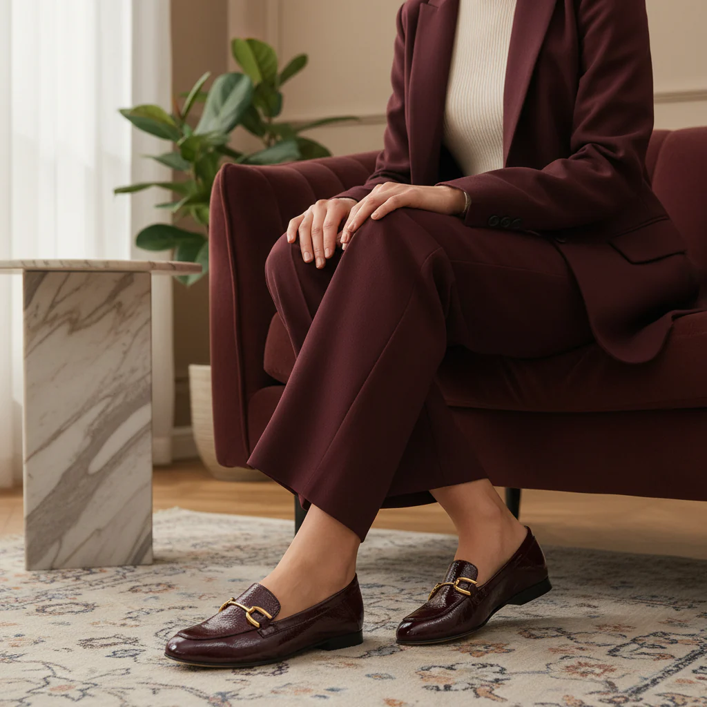 941F Mezia Cuir Bordeaux D - Image 6